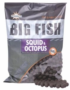 Boilies Big Fish 20mm 1,8kg Kalamár a Chobotnica Squid and Octopus